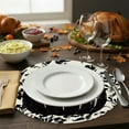 thumbnail image 5 of HomeKingdee Floral Pumpkin Round Fall Placemats, Thanksgiving Round Table Mats for Dining Decoration, 5 of 6