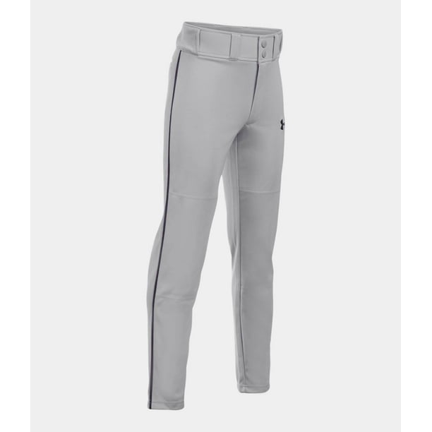 Under Armour Boys' UA Clean Up Piped Baseball Pants 1294739078 Grey