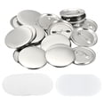 thumbnail image 1 of Unique Bargains 1.72inch Blank Button Making Supplies,10Pcs Badge Parts for Button Maker Machine, 1 of 5