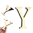 thumbnail image 1 of Uxcell 3D Letras de Espejo para Pared Stickers 3.9" Acrílico Autoadhesivo Número de Letra para Decoración de Sala de Estar y Dormitorio Letra Y, 1 of 7