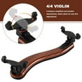 thumbnail image 4 of Soporte de Hombro ViolíN Profesional 3/4 4/4 Ajustable Madera Arce Accesorios Piezas, 4 of 5