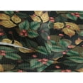 thumbnail image 3 of Ambesonne Dreamy Forest Quilted Bedspread Set 3 Pcs, Leafy Scene Jungle, Queen, Mustard Sea Green Coral, 3 of 4