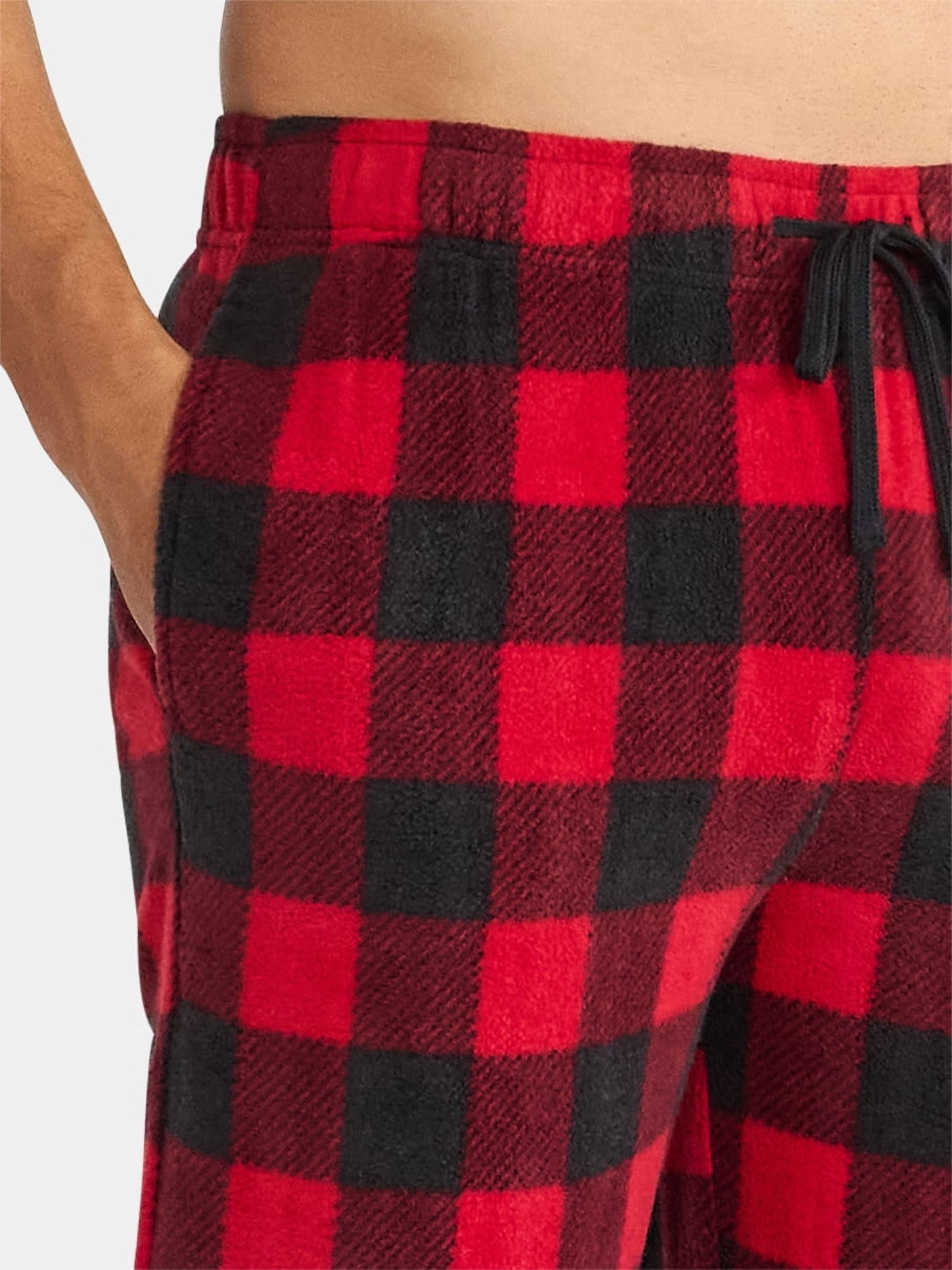 Holiday Time Men's Rolled Sleep Pants with Pockets, Size S-2XL