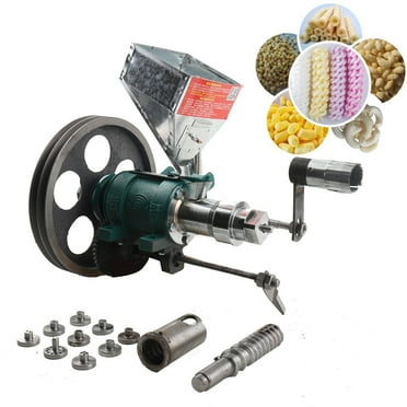 NICCOO Puffed Food Extruder Rice Corn Puffing Extrusion Machine Puff Snack Machine with 9 Molds