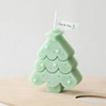 thumbnail image 1 of Christmas Tree Candle Christmas Candle Decor Christmas Scented Candle Scented Candle Aromatherapy Candle Christmas Tree Aromatherapy Candle Tree Shaped Candle Christmas Home, 1 of 5