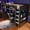Black+Blue + Twin, variant on Twin Size Gaming Loft Bed with Integrated Desk and LED Lights, Modern Wooden Bed Frame with Built-in Charging Station, Multifunctional Bedroom Furniture for Teens,Black+Red