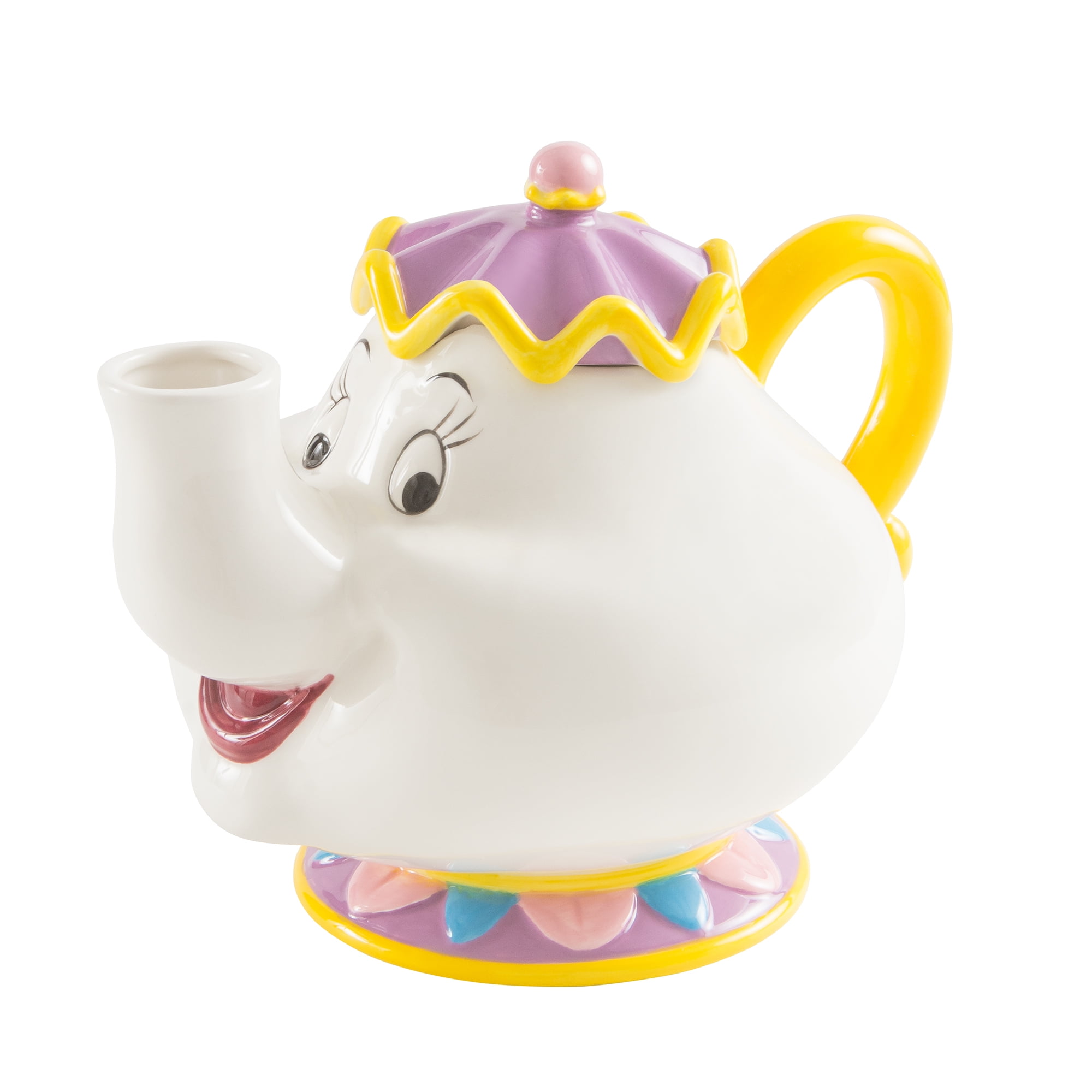 Vandor Llc Mrs. Potts Sculpted Ceramic Teapot - Walmart.com - Walmart.com