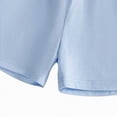 thumbnail image 5 of TOWED22 Infant Baby Boy Girl Clothes Set Boy/Girl Short Sleeve T Shirt Tops and Casual Shorts Set Cute Infant Newborn Clothes(Blue,2-3 Y), 5 of 6