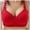 Red, variant on SHENGYUAN Push Up Bras Womens Sports Women's One Fab Fit Underwire Bra Demi T Shirt Convertible for Women Black,95
