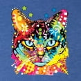 thumbnail image 5 of Wild Bobby Dean Russo Colorful Blue Eyes Cat Cat Lover Men Premium Tri Blend Tee, Vintage Royal, Medium, 5 of 5