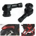 thumbnail image 2 of 2Pcs Aluminum 90 Degree Angle Motorcycle Wheel Tire Stem Tubeless Valve Cap, 2 of 11
