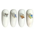 thumbnail image 5 of dianhelloya 50Pcs Nail Artificial Crystal Exquisite DIY Lightweight Butterfly Shaped Nail Art Accessories 1, 5 of 8