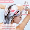 thumbnail image 4 of Lilovbesa Scalp Massager Shampoo Brush,Solid Soft Silicone Hair Care Scalp Scrubber Brush for Men Women Kids Pets Wet Dry Curly Hair, 4 of 6