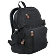 thumbnail image 2 of Rothco Vintage Canvas Compact Backpack,Black, 2 of 2