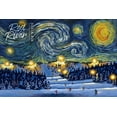 thumbnail image 4 of Red River, New Mexico, Ski Resort, Starry Night (19x27 inches, Premium 500 Piece Jigsaw Puzzle for Adults and Family, Made in USA), 4 of 4
