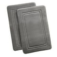 thumbnail image 5 of Truly Calm Antimicrobial 2 Piece Memory Foam Grey Polyester 2-Piece 17x24 Mat Set, solid themed, for Men and Women, OEKO-TEX Certified Confidence, 5 of 6