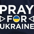 thumbnail image 3 of CafePress - Pray For Ukraine Women's Long Sleeve Dark T Shirt - Women's Long Sleeve Graphic Tee Casual Fit, 3 of 4