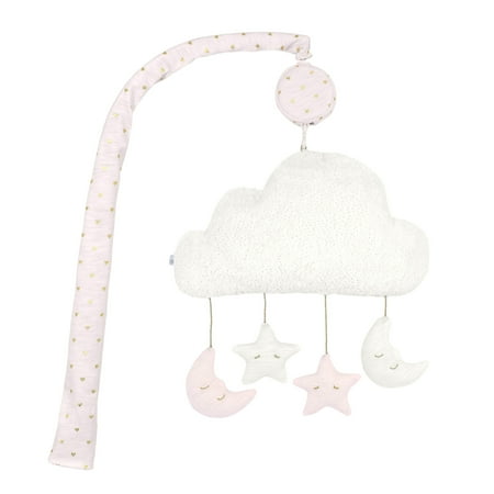 - Just Born® Sparkle Pink Stars Musical Mobile
