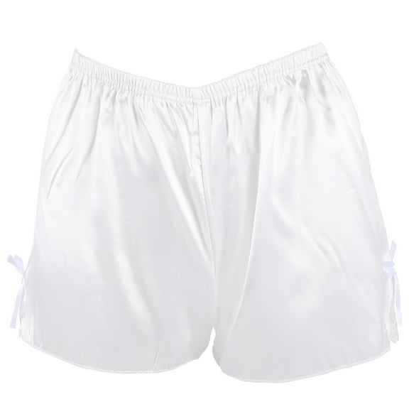 MERRYHAPY 1 Pair White Safety Pants Soft Silk Breathable Short Pants Comfortable Workwear