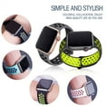 thumbnail image 3 of LEIXIUER Silicone Strap Compatible with Apple Watch Band 45mm 41mm 38mm 42mm 40mm 44mm 49mm,Smartwatch Wrist Adjustable Breathable Sport Bands for iWatch Series 7 6 5 4 3 2 1 8 9 SE Nike, 3 of 8