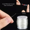 thumbnail image 4 of HLONK 10Rolls 49 Yards Clear Crystal Elastic Thread 1mm Stretch String Cord Crafting DIY Thread, 4 of 7
