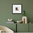 thumbnail image 3 of Americanflat 12x12 Picture Frame with Polished Plexiglass with 4x4 Mat Display Photo Streamline Thin - Black, 3 of 8
