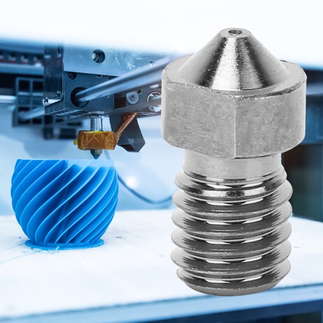 Boquilla De Acero Para Troqueles Resistentes A La Corrosión, Boquilla Para Impresora 3D De Acero Endurecido, Alta Dureza Para Extrusora V5 Y V6 De Alta Tenacidad De 0,2 A 1,0 Mm