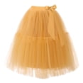 thumbnail image 3 of PMUYBHF Robe Courte à Pompons Couleur Unie Mode Femme Robe Faite à la Main Jupe de Performance Ceinture Style 11356 Taille Unique, 3 of 3