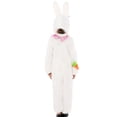 thumbnail image 4 of Ruyang Girls Boys Easter Outfit Cute Bunny Romper Long Ear Rabbit Hoodie Jumpsuit Toddler Kid Furry Warm Onesie Fleece Lined Clothes, 4 of 9