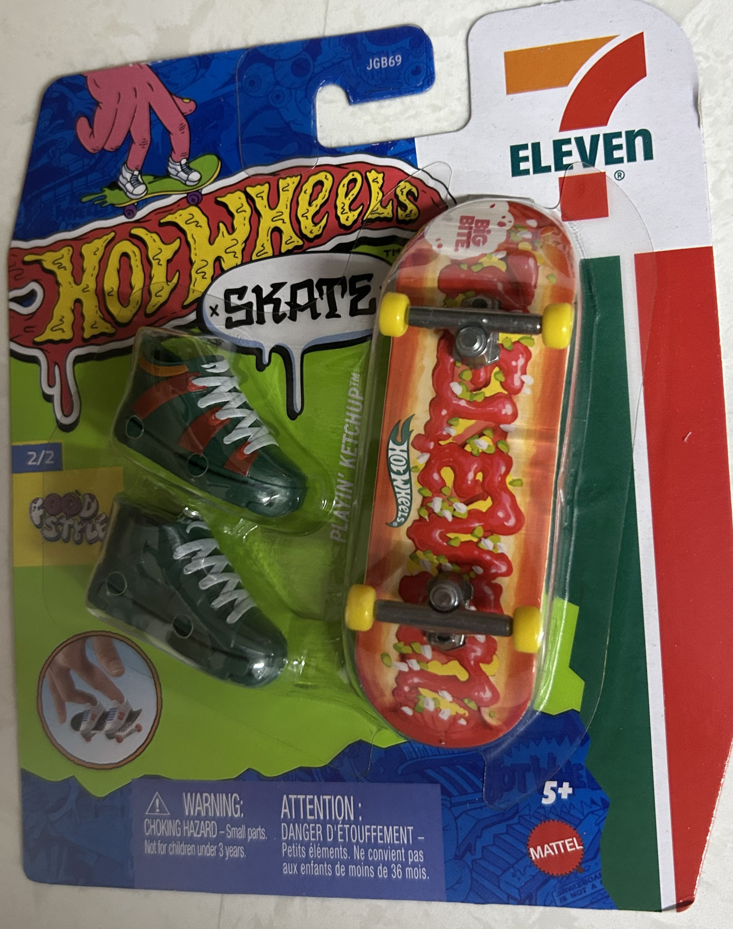 Hot Wheels 7-Eleven Skate Exclusive Set - Food Style (2 Set) Slurpee Hot Dog 2025