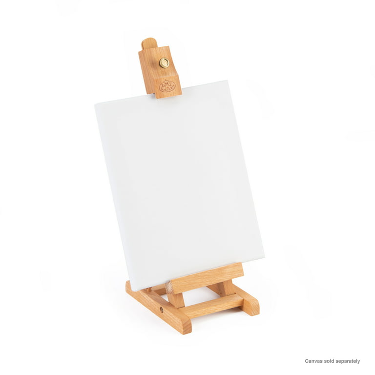 LUCYCAZ Tabletop Easel Set, for Painting Canvases, Portable brown