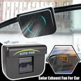 thumbnail image 4 of KRONDO Solar Powered Car Ventilator, Vehicle Exhaust Fan, Car Window Fan, Automobile Cool Fan, Cooler Ventilation System, Radiator for Car Windshield Circulation, 4 of 9
