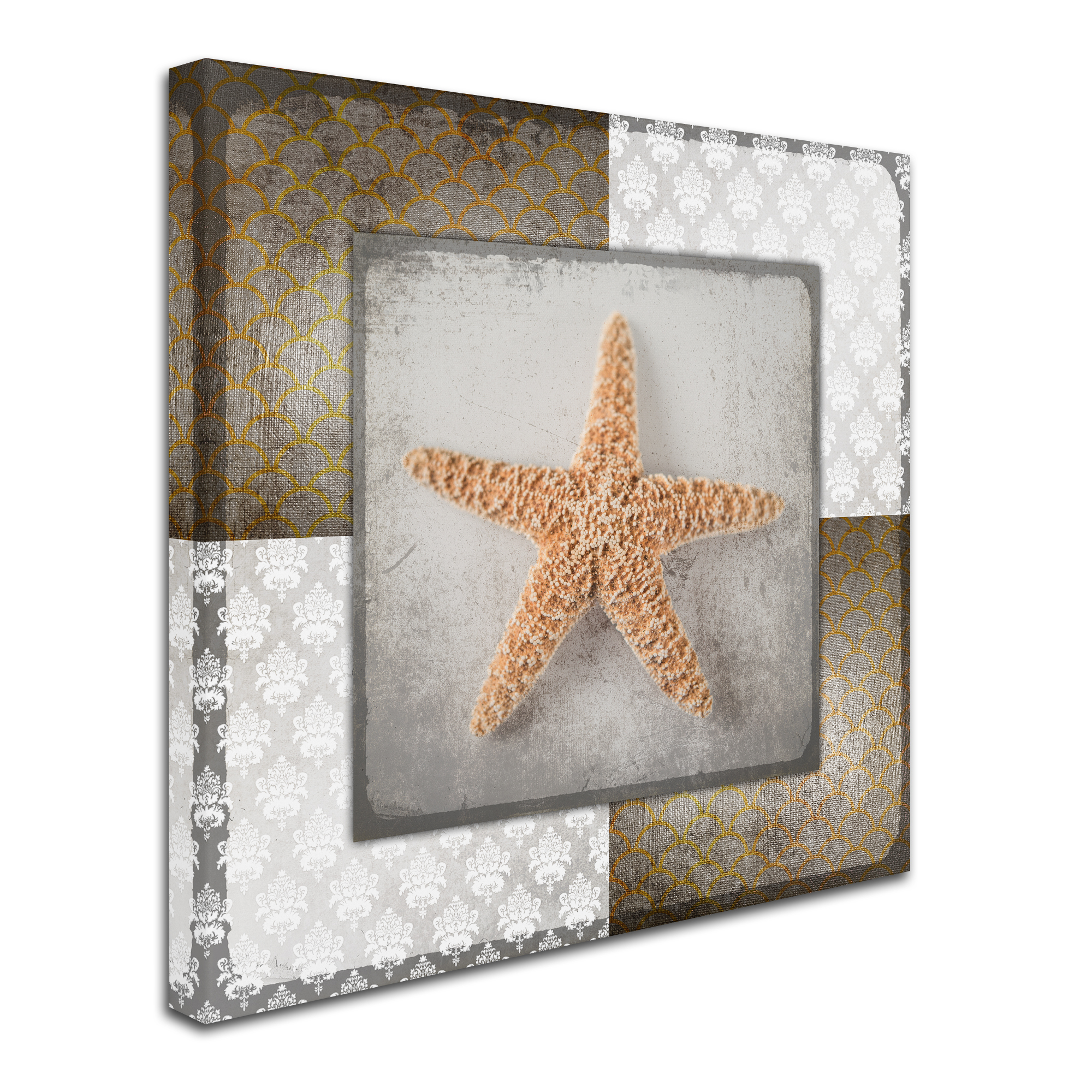 LightBoxJournal 'Vintage Nautical Star' Canvas Art
