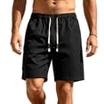 thumbnail image 3 of IhhxPro Men's Casual Shorts with Pockets Elastic Waist Board Men Quick Dry Swim Trunks Lightweight Loose Fit Summer Beach Activewear M-5XL, 3 of 6