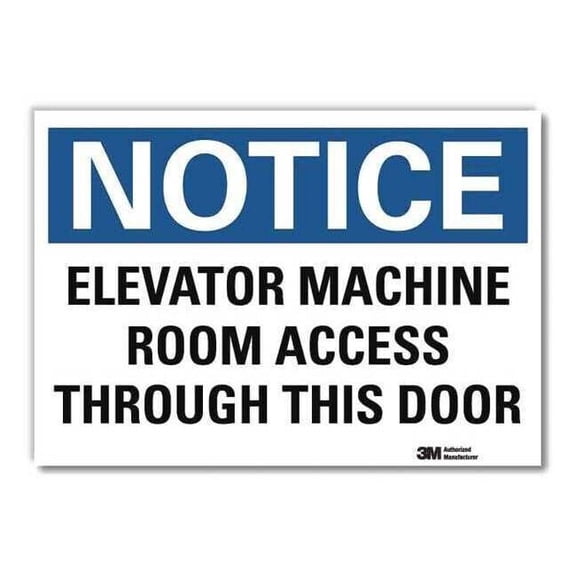 Lyle Notice Sign,7inx10in,Reflective Sheeting U5-1172-RD_10X7