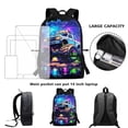 thumbnail image 6 of Yuyamidu Truck School Backpack for Boys 6-8 Kids Bookbags Middle School Book Bags for School Backpacks Primary School Bag with Strap Outdoor Shoulder Bags, 6 of 6