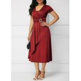 thumbnail image 1 of PENGXIANG Robes Longues Formelles de Cocktail, Mariage, Soirée pour Femmes Grande Taille, 1 of 4