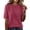 121#Hot Pink, variant on Short Sleeve Sweaters for Womens Summer Crew Neck Knit Sweater Shirts Business Casual Work Tops 2026 Spring Outfits Beige XL