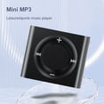 thumbnail image 4 of Reproductor MP3 Mini Clip con Altavoz Tarjeta TF de Metal 64G Expansión 180mAh (Negro) Likrtyny  Para estrenar, 4 of 6