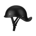 thumbnail image 4 of Casco de bicicleta Perfecl diseño vintage negro cara abierta fuerte y resistente a caídas, 4 of 8