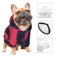 thumbnail image 3 of Fotbe Rock Skull Guitarist Sudadera con Estampado para Perros Pequeños – Suéter con Capucha para Mascotas, Tela Suave de Forro Polar con Bolsillo-Medium, 3 of 7