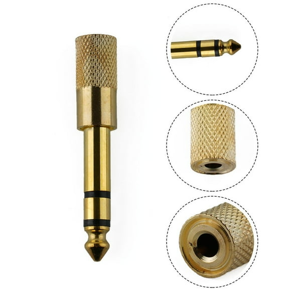 Adaptateur pour Écouteurs 1 Pce Prise Stéréo 3,5 mm - 3,5 mm vers Prise Stéréo 6,35 mm 6,35 mm Audio