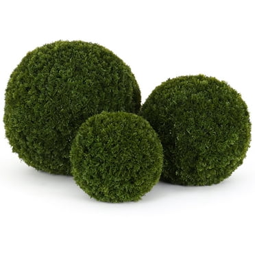 3rd Street Inn 11", 15", 19" Cypress Topiary Balls - Assortment