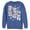 Royal Blue, variant on Men's Frozen Trio  Sweatshirt Black Small