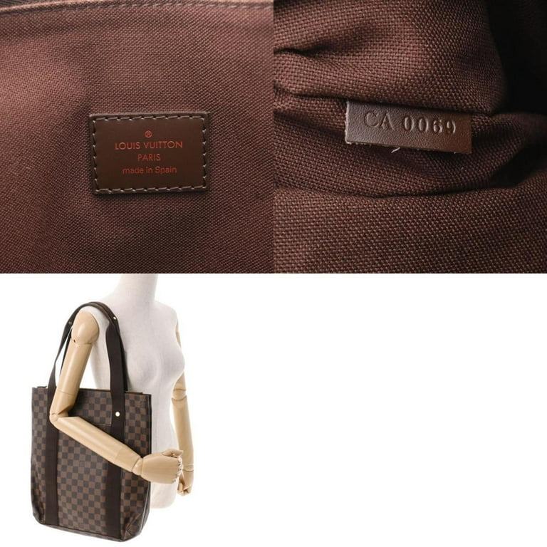 Serviette ambassadeur cloth handbag Louis Vuitton Brown in Cloth - 20714787