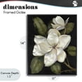 thumbnail image 4 of Stupell Industries Traditional Blooming Magnolia Buds Black Framed Giclee Art, 11 x 14, by Nan, 4 of 8