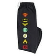 thumbnail image 2 of Justice League Core Icons Unisex Jogger Sweatpants for Men and Women, 2 of 5