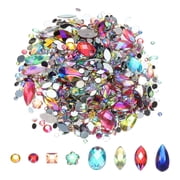 Uxcell Mixed AB Colorful Rhinestones for Nail DIY Craft Party Decorations Muticolor AB