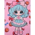 thumbnail image 6 of QEFJNO Kids Girls Nightgown Casual Dress Sleepwear 3-12 Years Pajamas Nightgowns for Little / Big Girls Nightshirt Nightie, 6 of 9