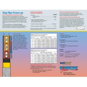 Easy Heat 10805 Freeze Free Self Regulating Water Pipe Heating Cable Kit